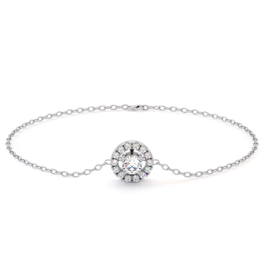 Bracelet Astrid - Or Blanc Palladié