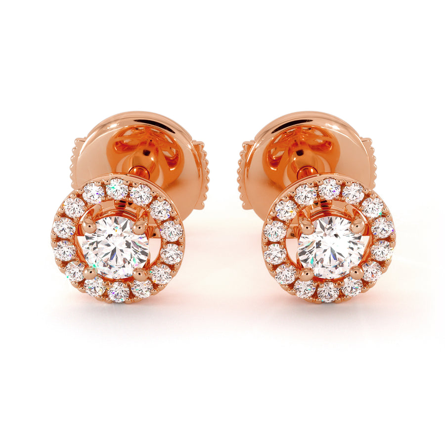 Boucle D'oreille Myriad - Or Rose