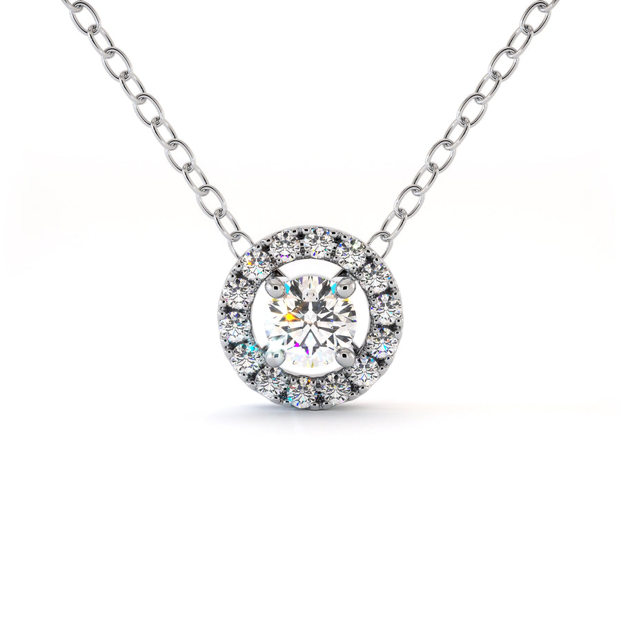 Collier Aglaé - Or Blanc Palladié