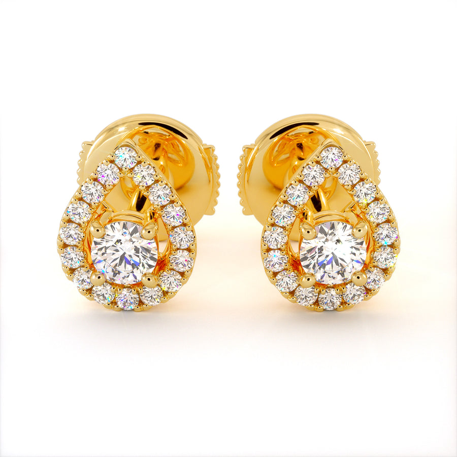 Boucle D'oreille Pluton - Or Jaune