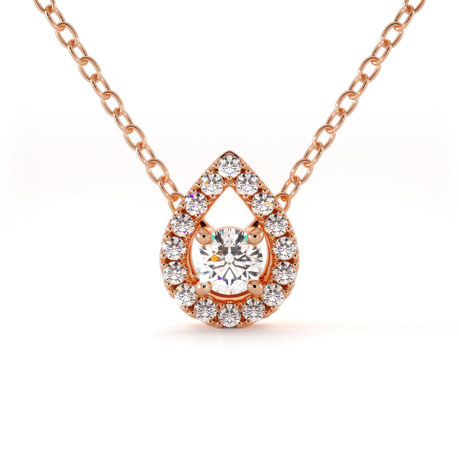 Collier Astrée - Or Rose
