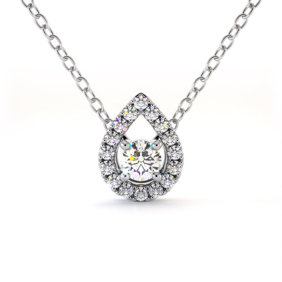 Collier Astrée - Or Blanc Palladié