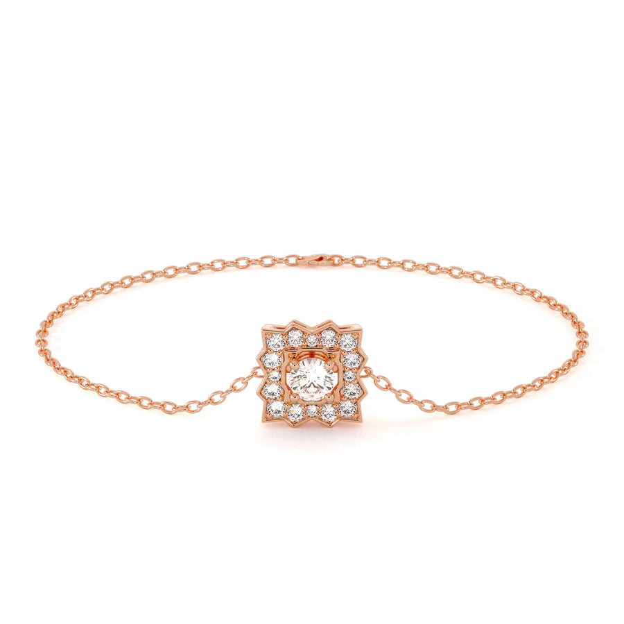 Bracelet Prune - Or Rose