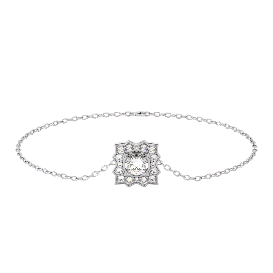 Bracelet Prune - Or Blanc Palladié