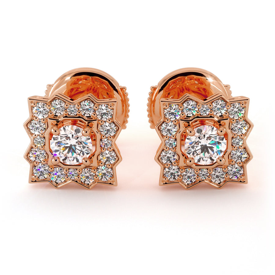 Boucle D'oreille Dionisus - Or Rose