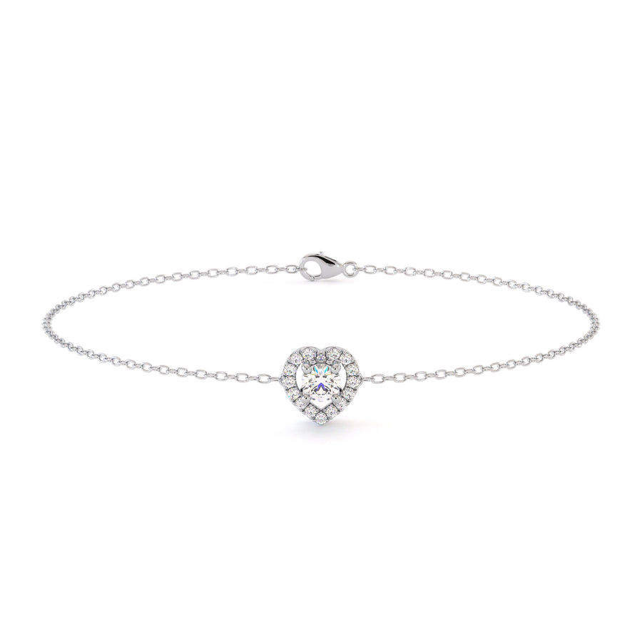 Bracelet Léda - Or Blanc Palladié
