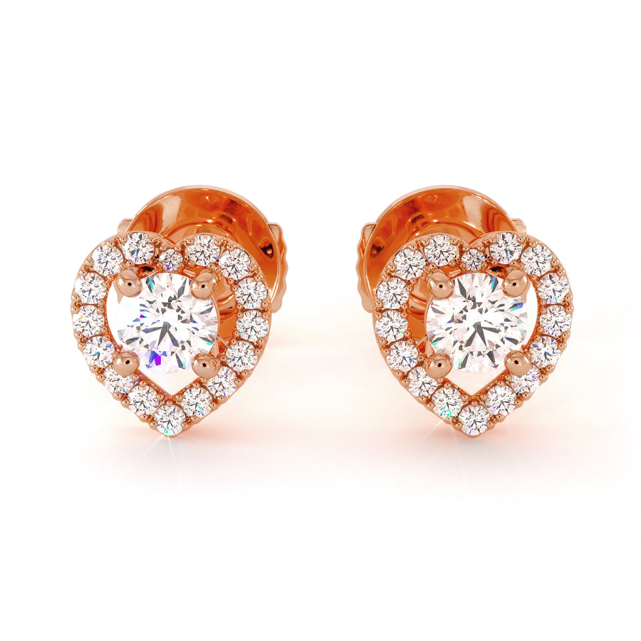 Boucle D'oreille Pietra - Or Rose