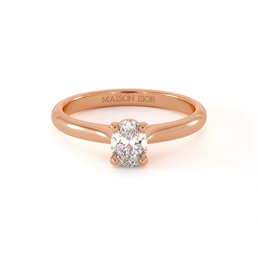 Solitaire Naïa - Or Rose