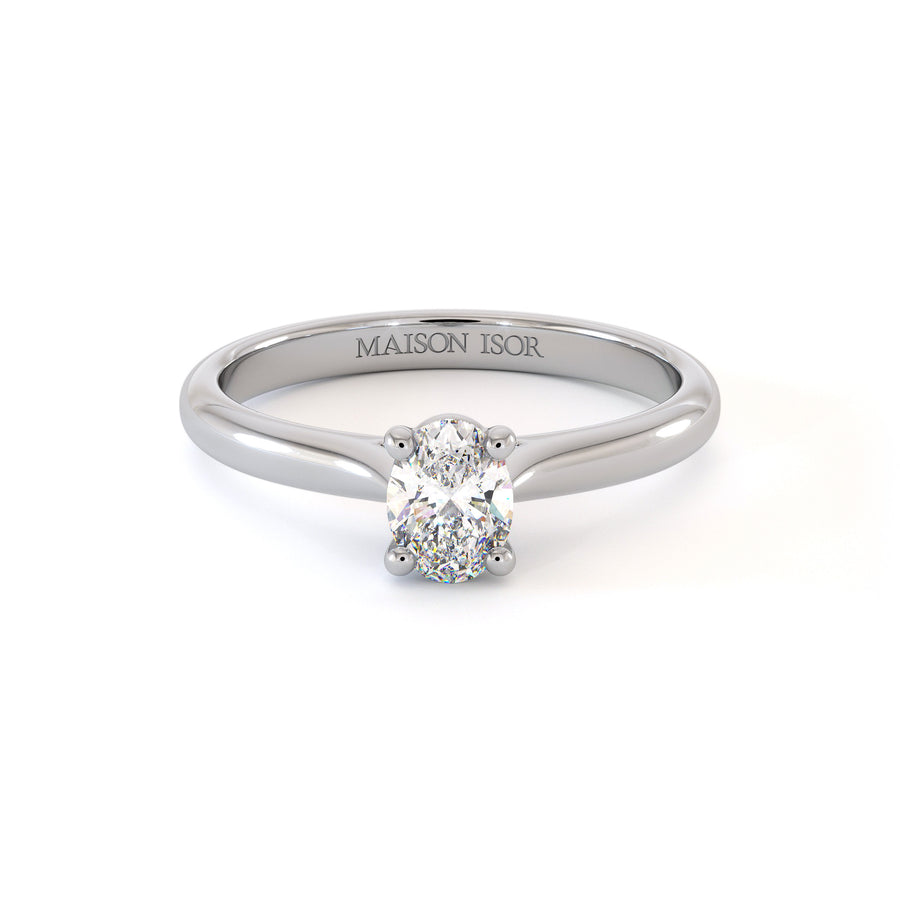 Solitaire Naïa - Or Blanc Palladié