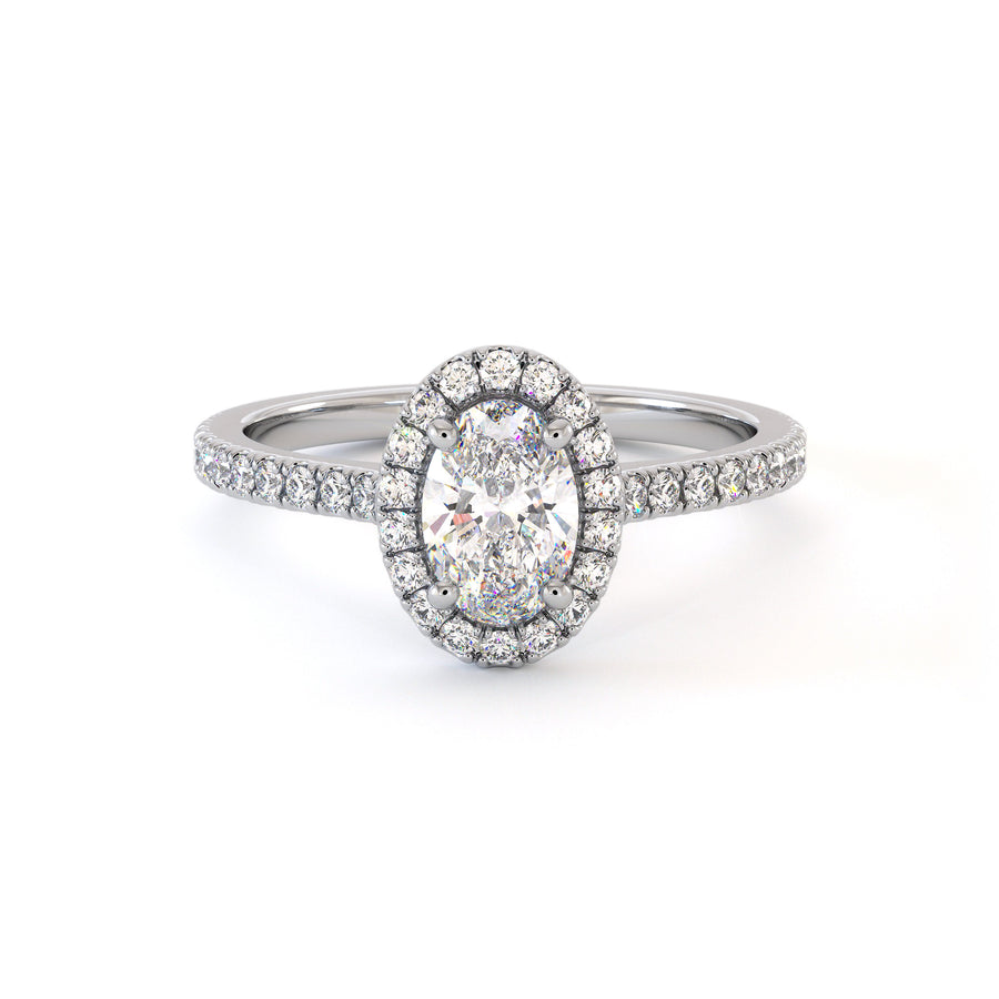Solitaire Noa - Or Blanc Palladié