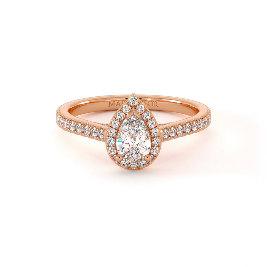 Solitaire Sakura - Or Rose