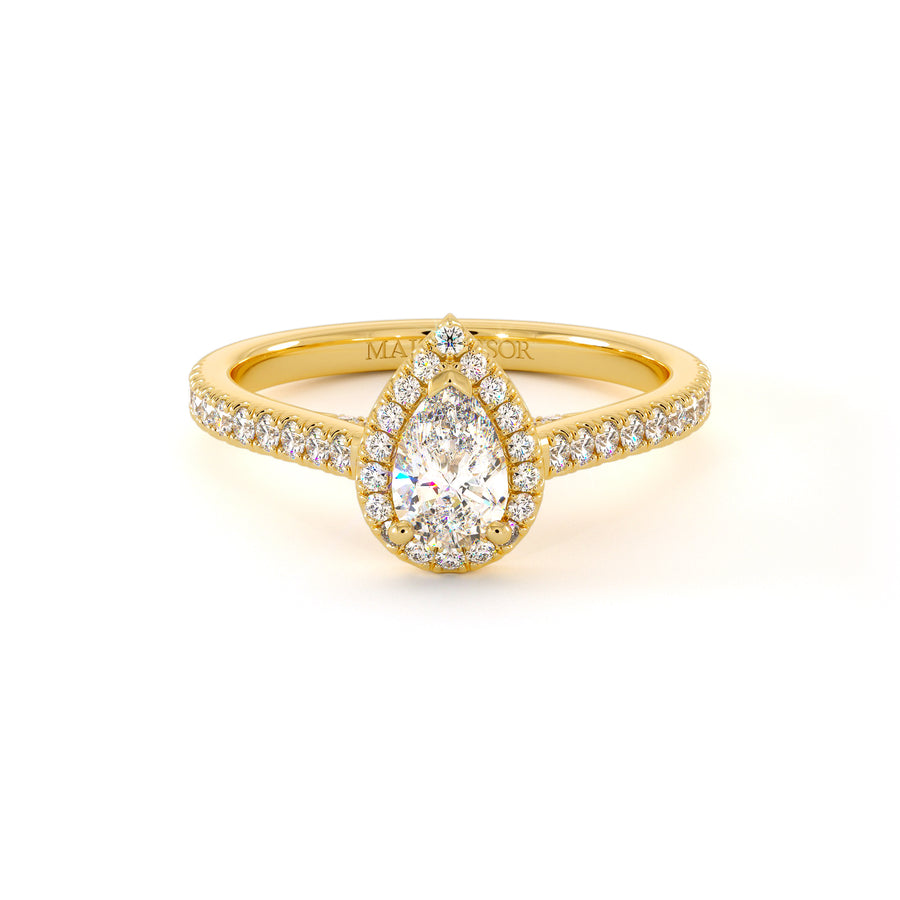 Solitaire Sakura - Or Jaune