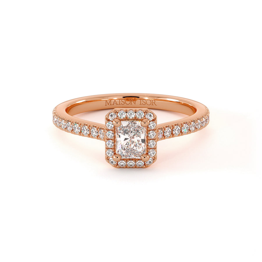 Solitaire Kim - Or Rose