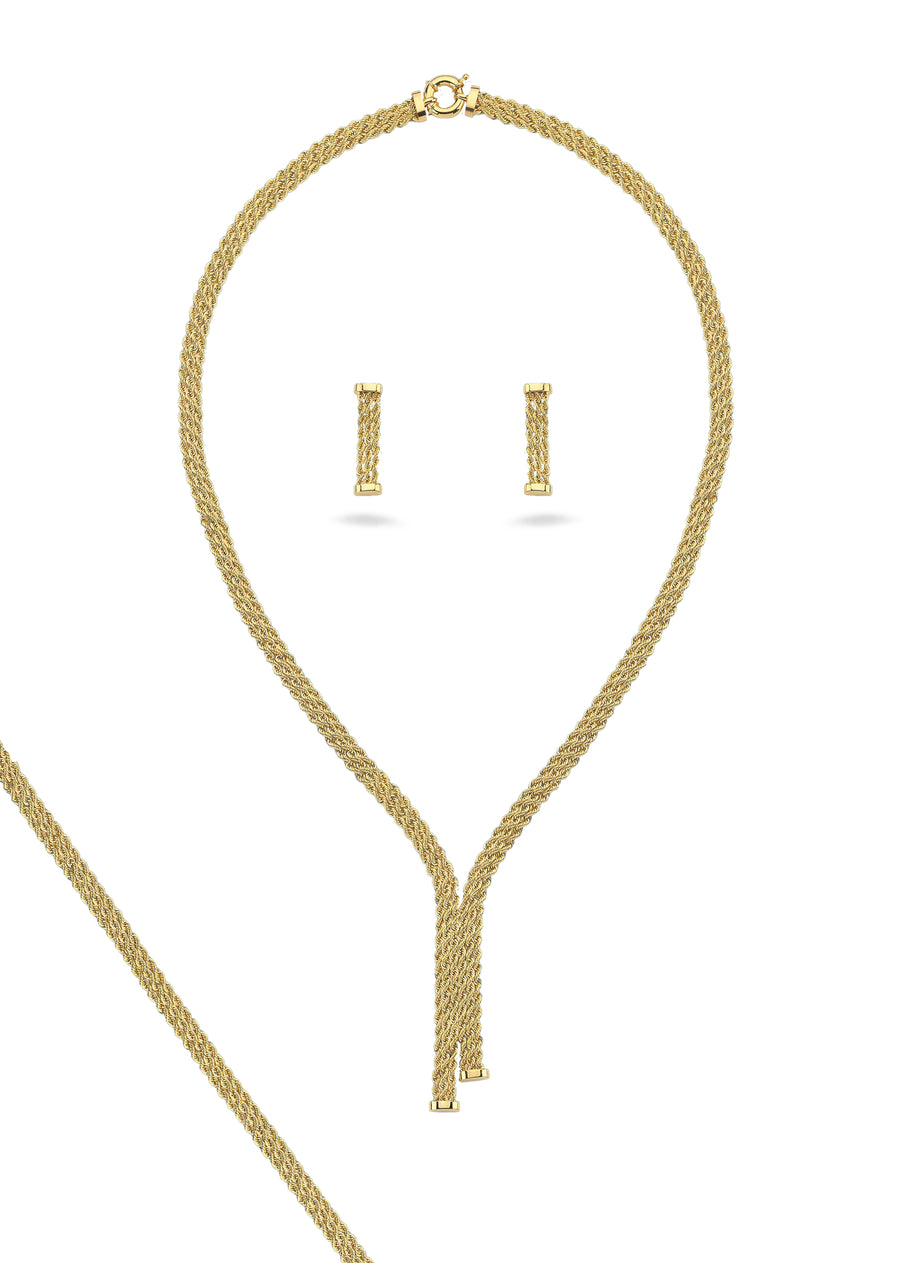 Parure de mariée Asel en or 18 carats - Maison Isor