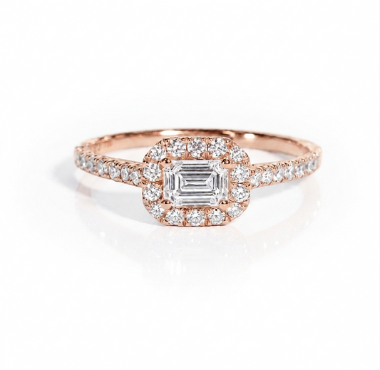 Solitaire Celia - Or Rose