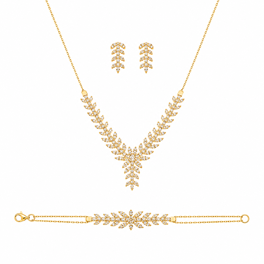 Parure Zoya - Or Jaune