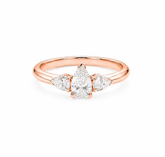 Solitaire Elba - Or Rose
