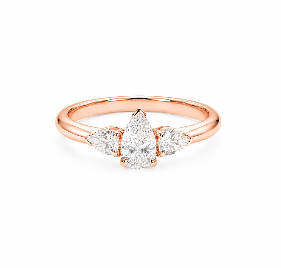 Solitaire Elba - Or Rose