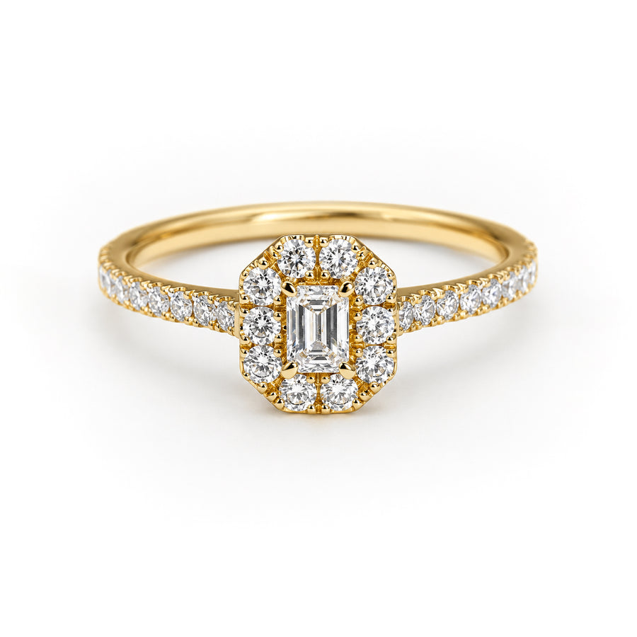 Solitaire Ella - Or Jaune