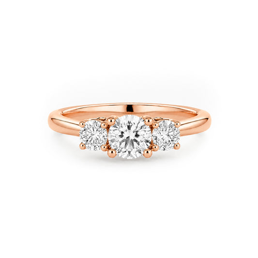 Solitaire Rania - Or Rose