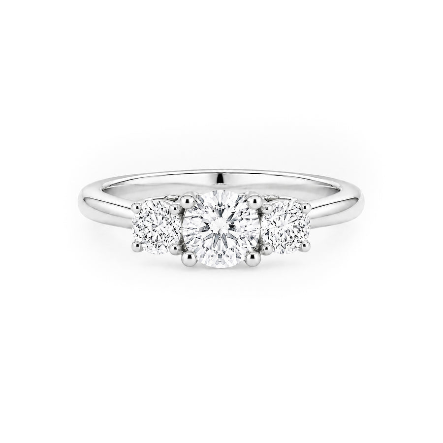 Solitaire Rania - Or Blanc Palladié