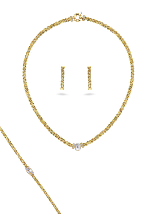Parure Saori - Or Jaune