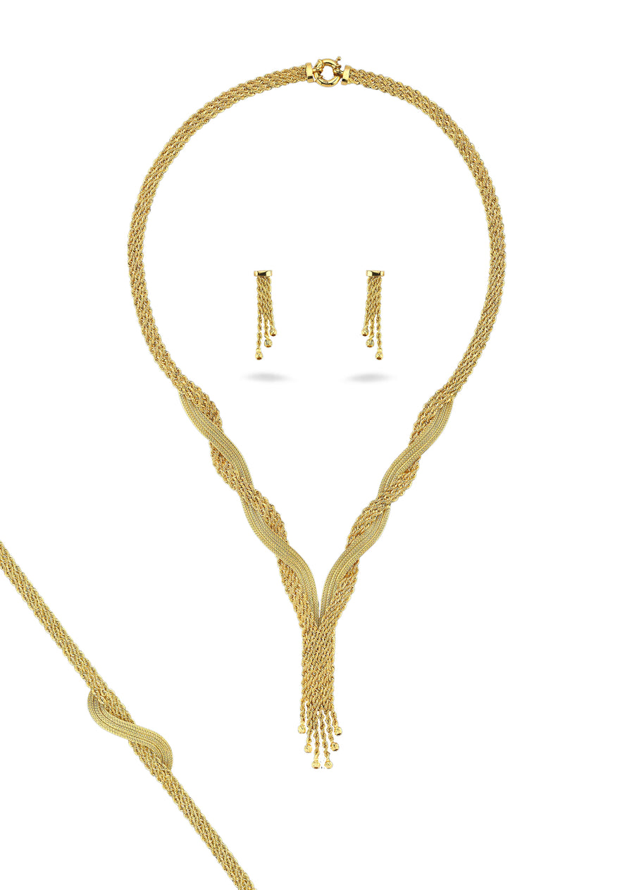 Parure de mariée Solea en or 18 carats - Maison Isor