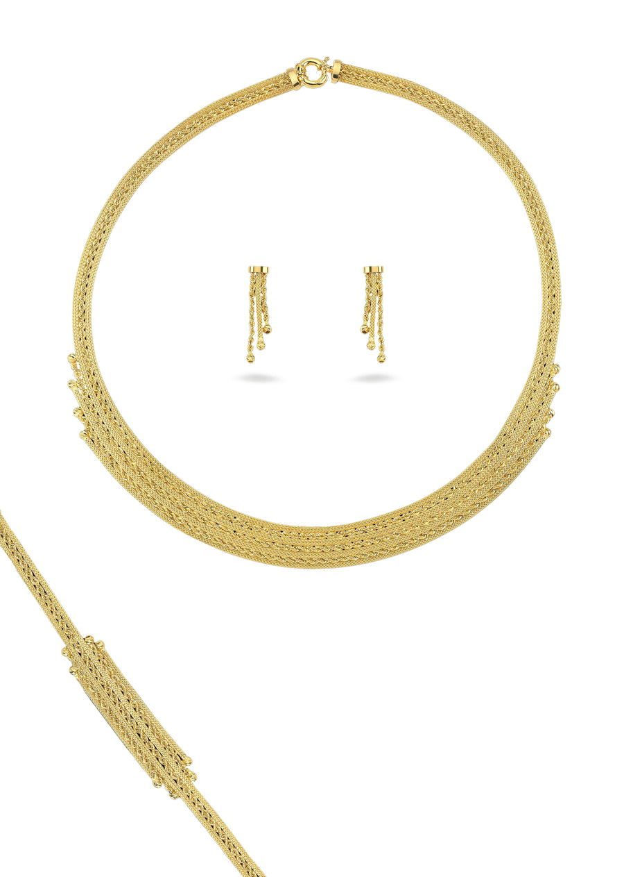 Parure de mariée Swann en or 18 carats - Maison Isor