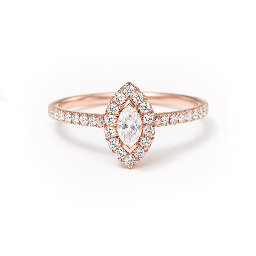 Solitaire Selena - Or Rose
