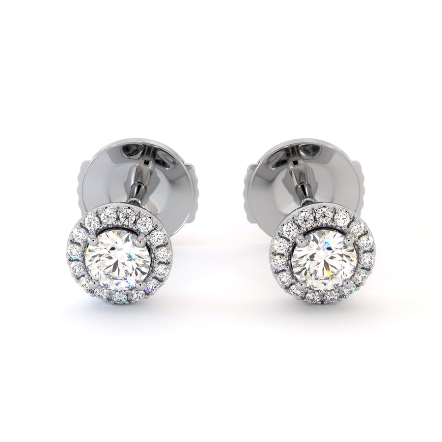 Boucle D'oreille Orion - Or Blanc Palladié