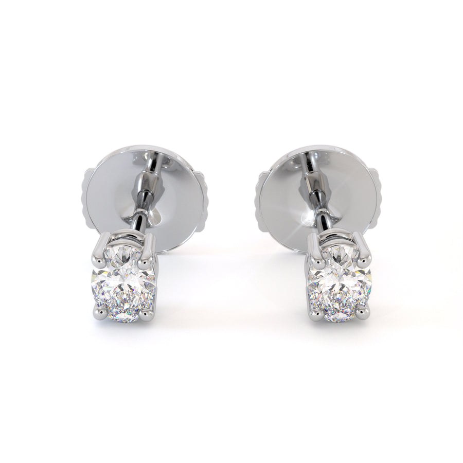 Boucle D'oreille Anyl - Or Blanc Palladié