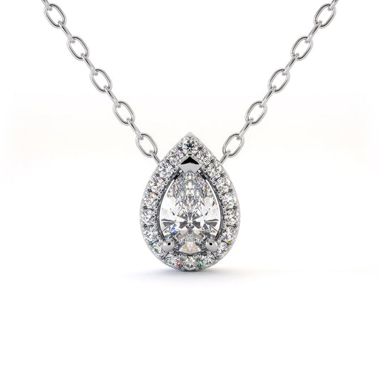 Collier Anastasia - Or Blanc Palladié