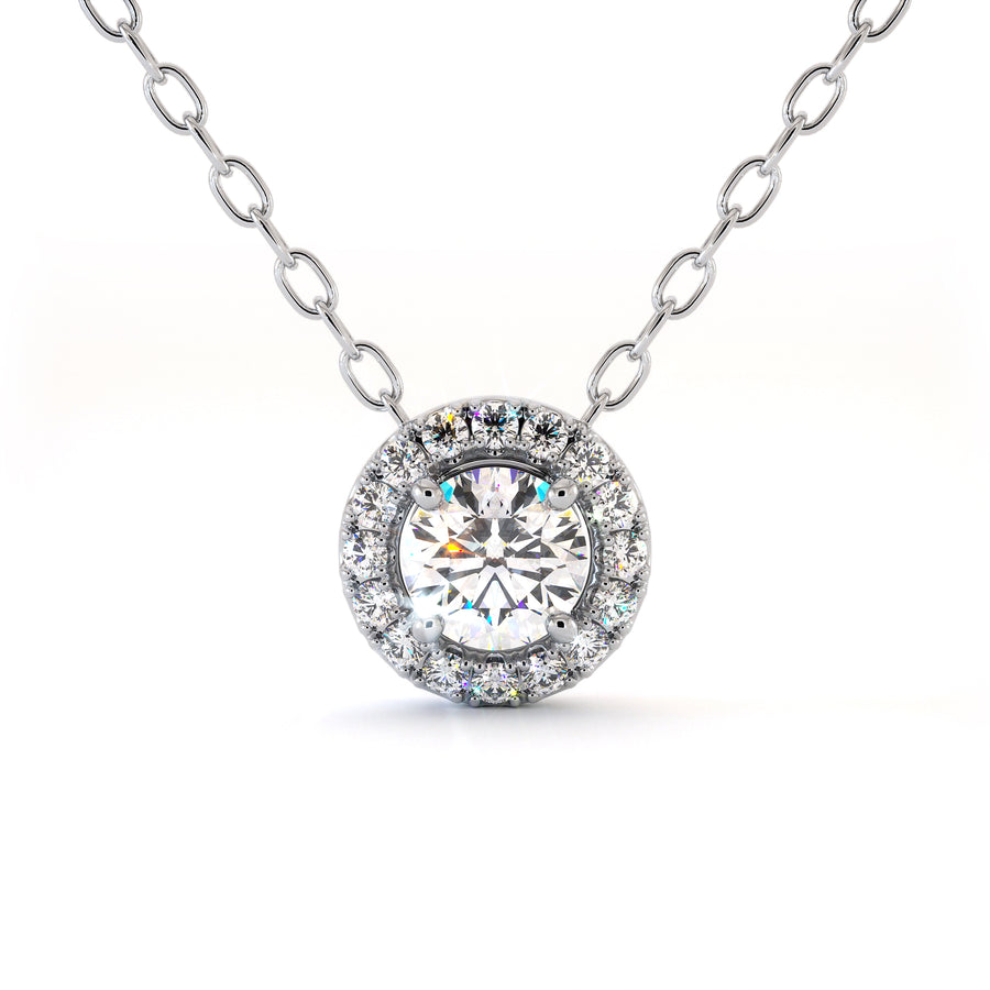 Collier Elder - Or Blanc Palladié