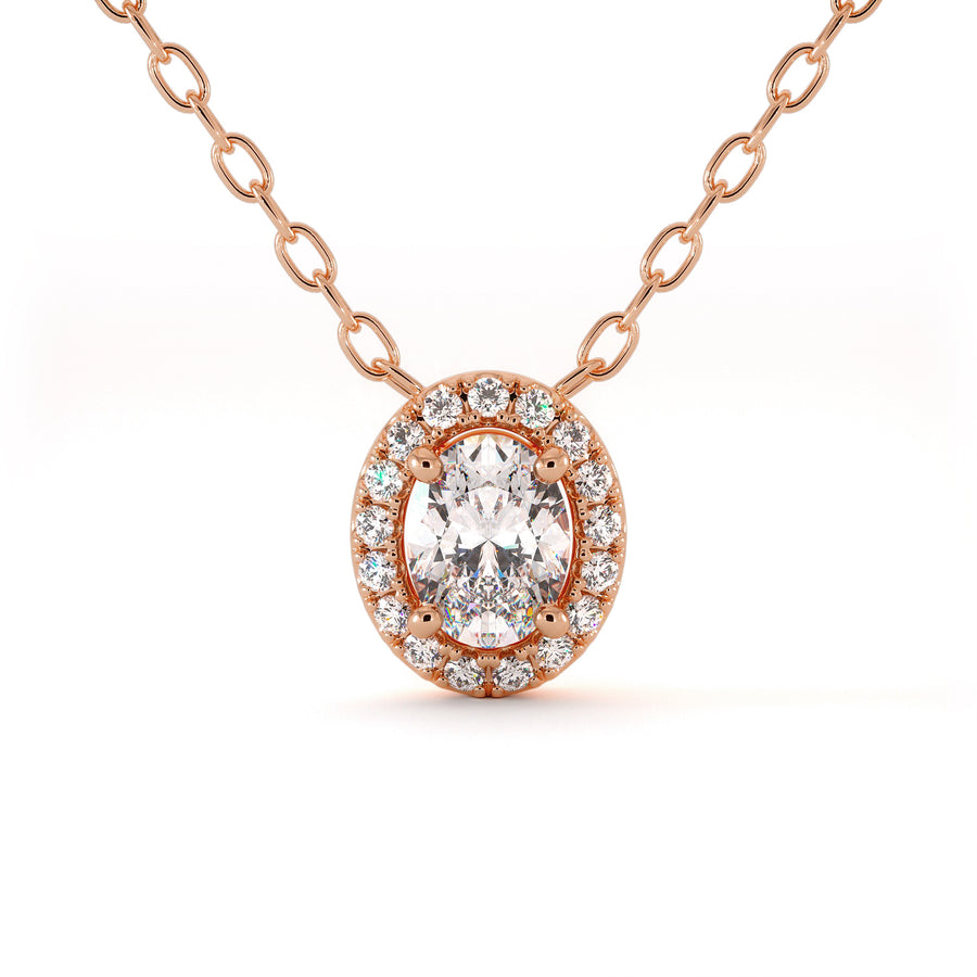 Collier Mercury - Or Rose