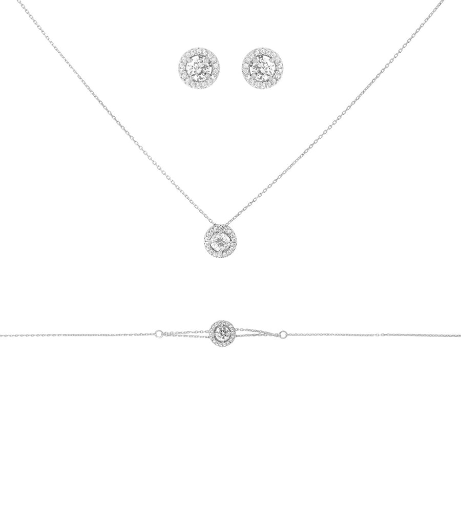 Parure Airi - Or Blanc