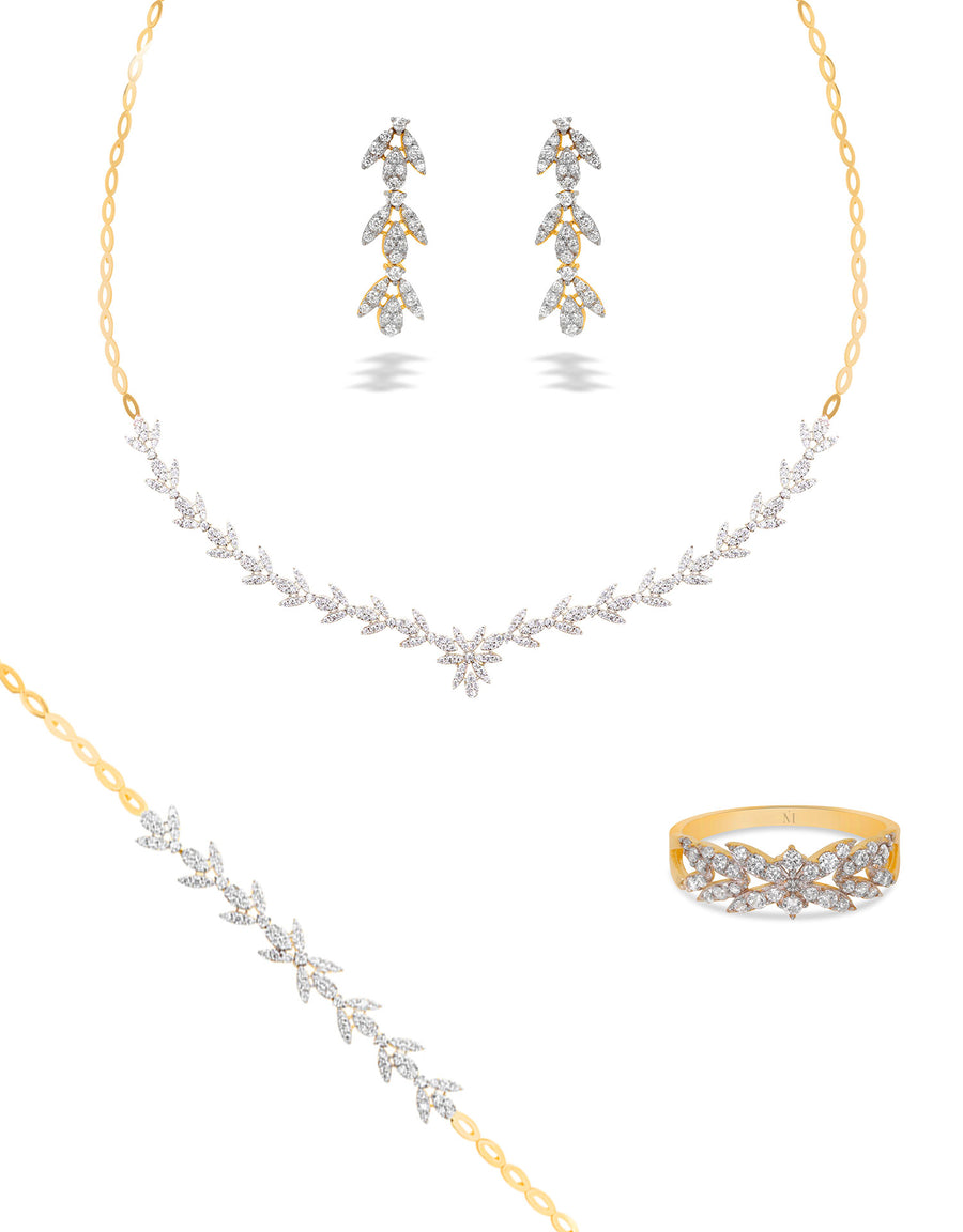 Parure Raisa - Or Jaune