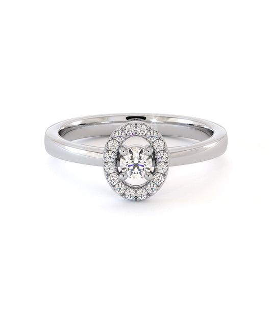 Solitaire Roya - Or Blanc Palladié