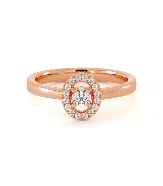 Solitaire Roya - Or Rose