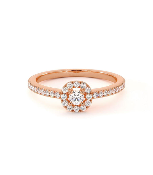 Solitaire Ameru - Or Rose