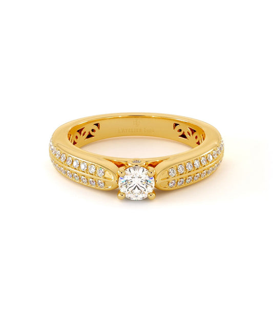 Solitaire Cezan - Or Jaune