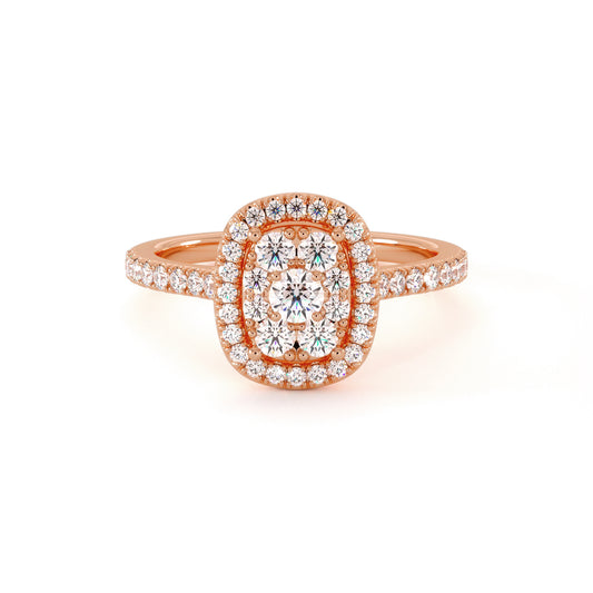 Solitaire Cambalia - Or Rose