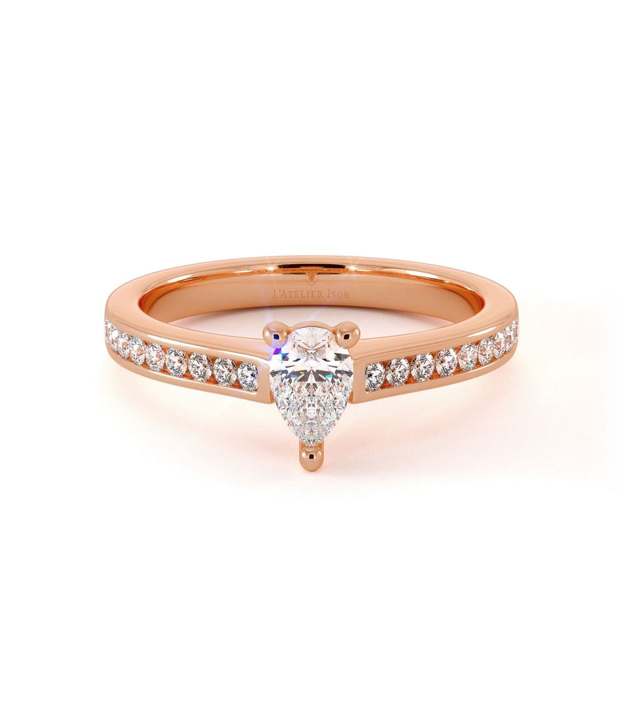 Solitaire Evoli - Or Rose