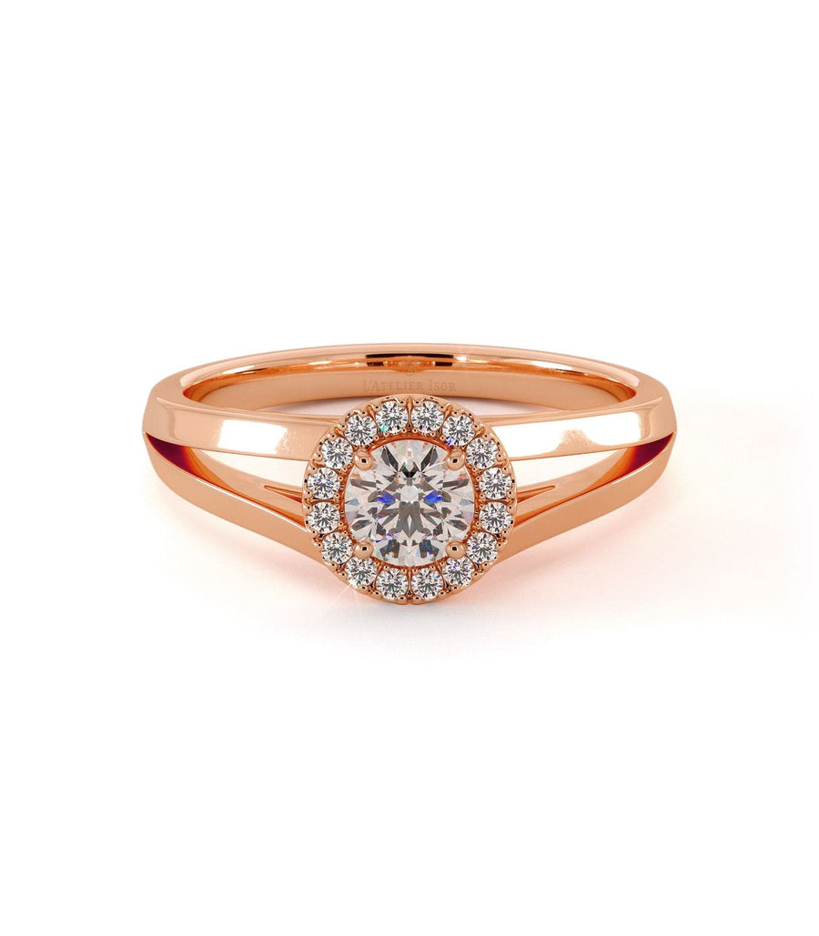 Solitaire Milford - Or Rose