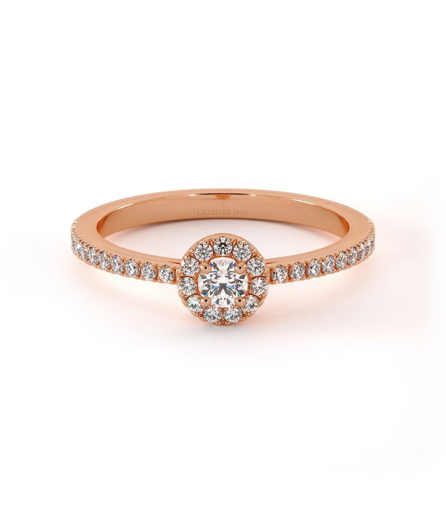 Solitaire Optima - Or Rose