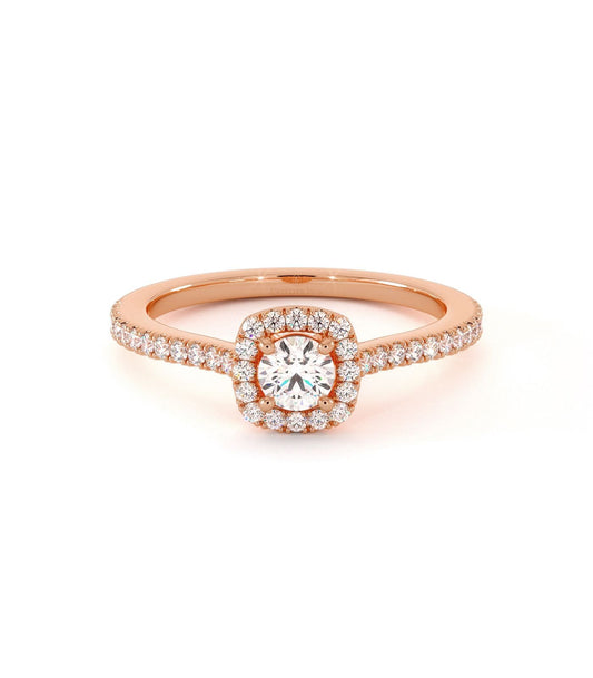 Solitaire Raven - Or Rose