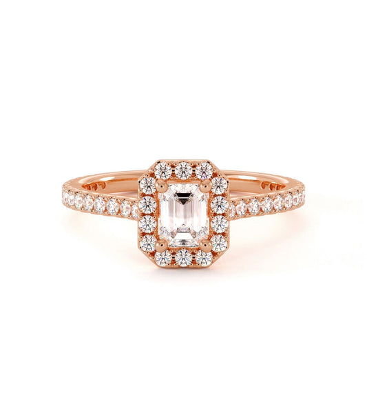Solitaire Sahel - Or Rose