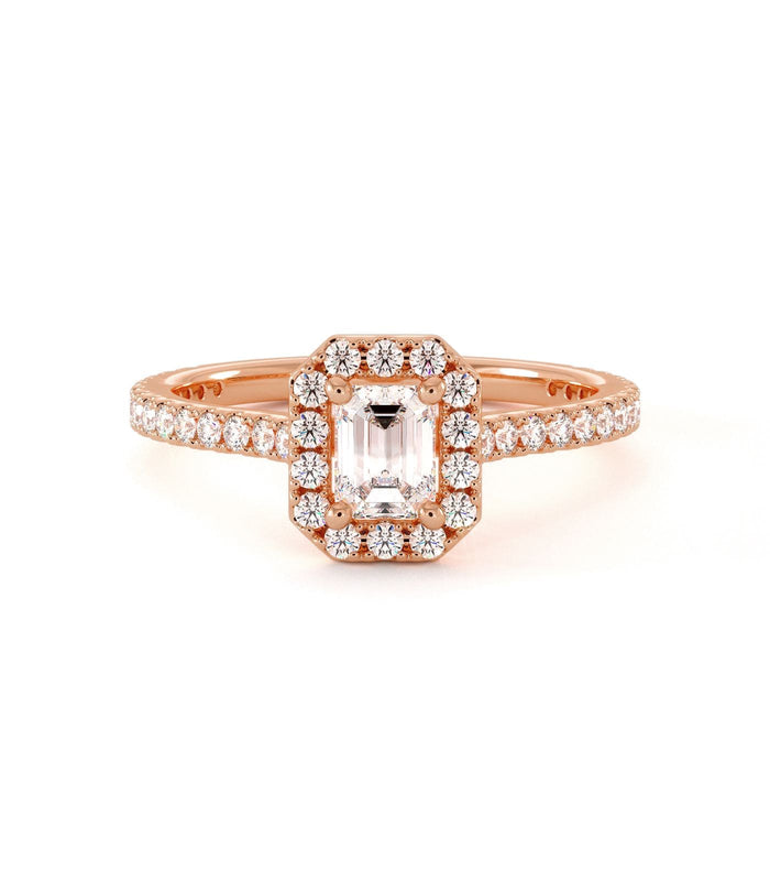 Solitaire Sahel - Or Rose
