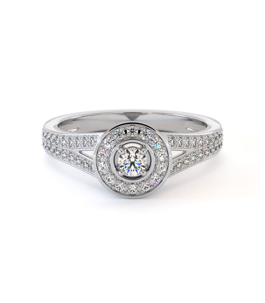 Solitaire Sweet Josephine - Or Blanc Palladié