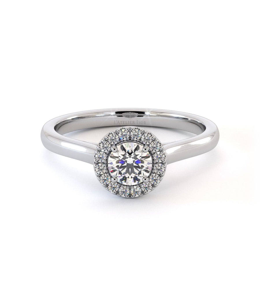 Solitaire Tiama - Or Blanc Palladié