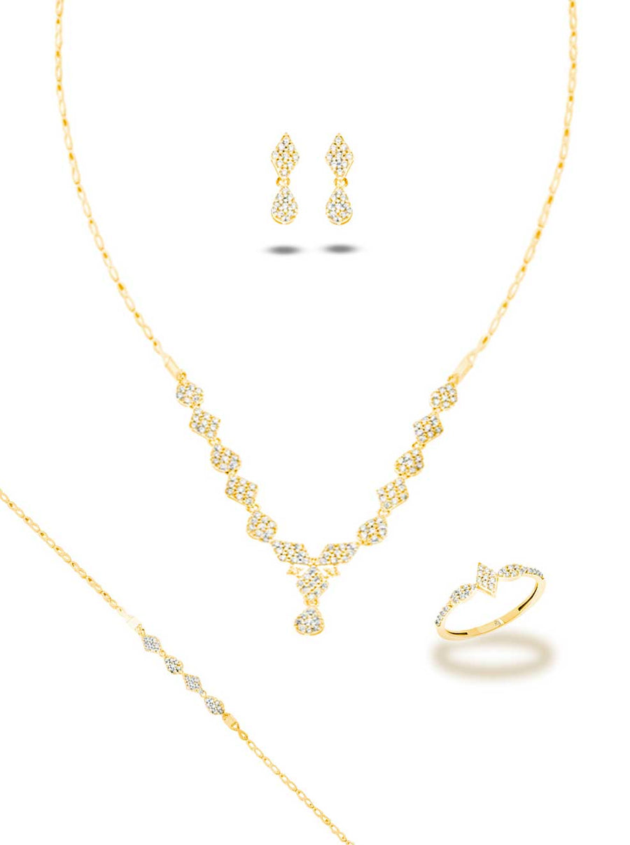 Parure Isadora - Or Jaune